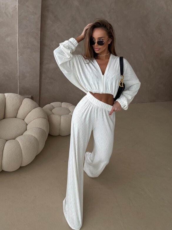 Komplet 2w1 Creft II z wiskozą śmietankowy