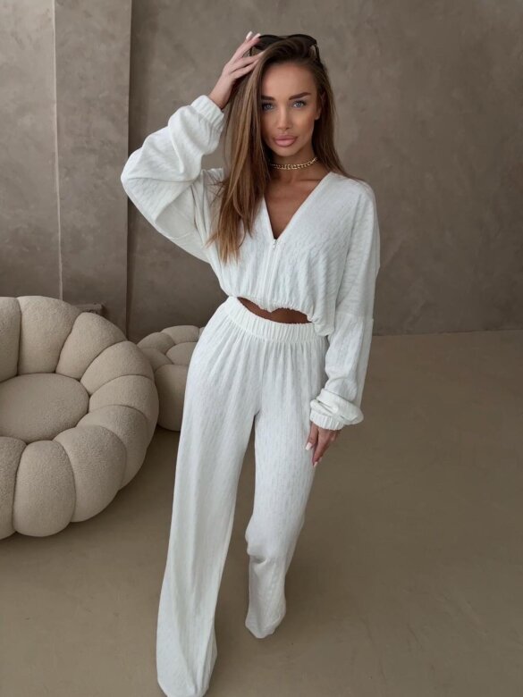 Komplet 2w1 Creft II z wiskozą śmietankowy