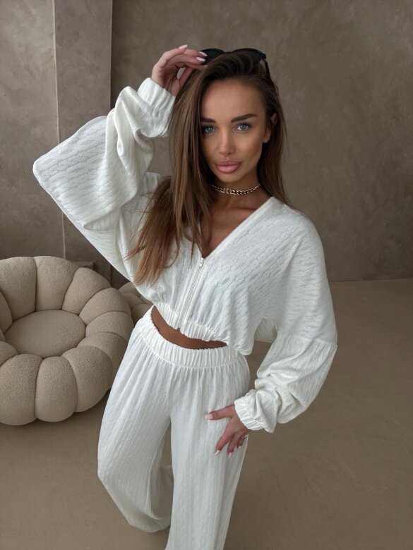 Komplet 2w1 Creft II z wiskozą śmietankowy