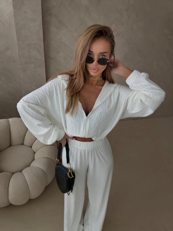 Komplet 2w1 Creft II z wiskozą śmietankowy