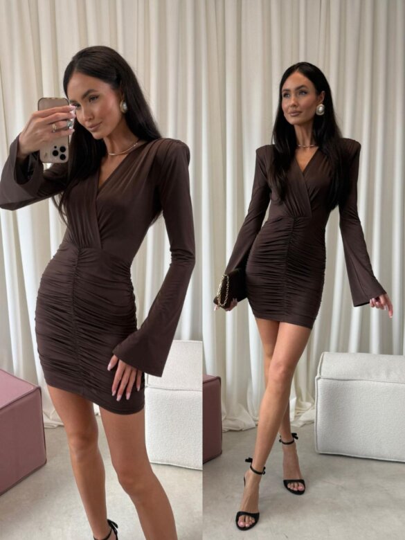 Dress Polene mini chocolate