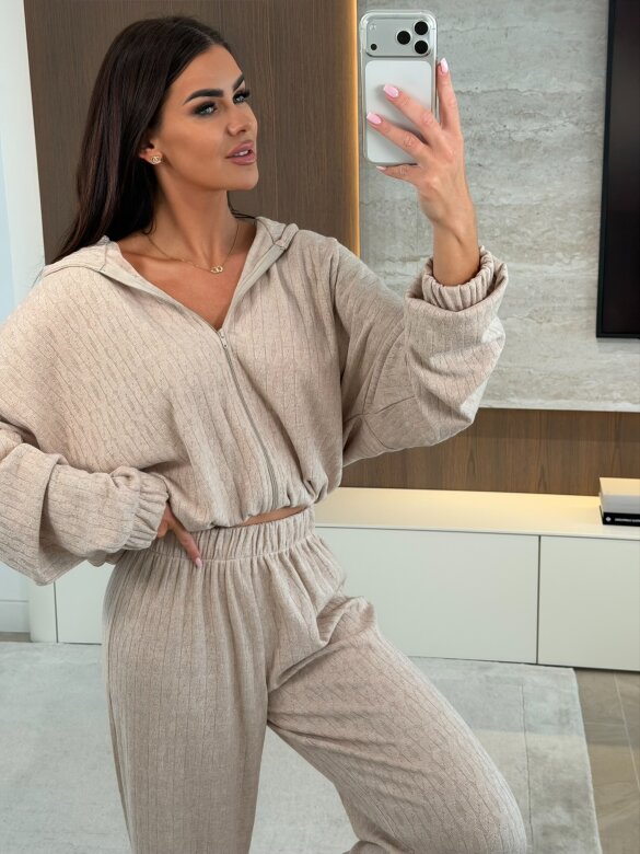 Komplet 2w1 Creft II z wiskozą jasnobeżowy