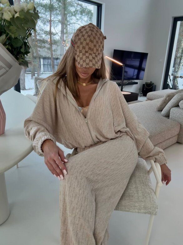 Komplet 2w1 Creft II z wiskozą jasnobeżowy