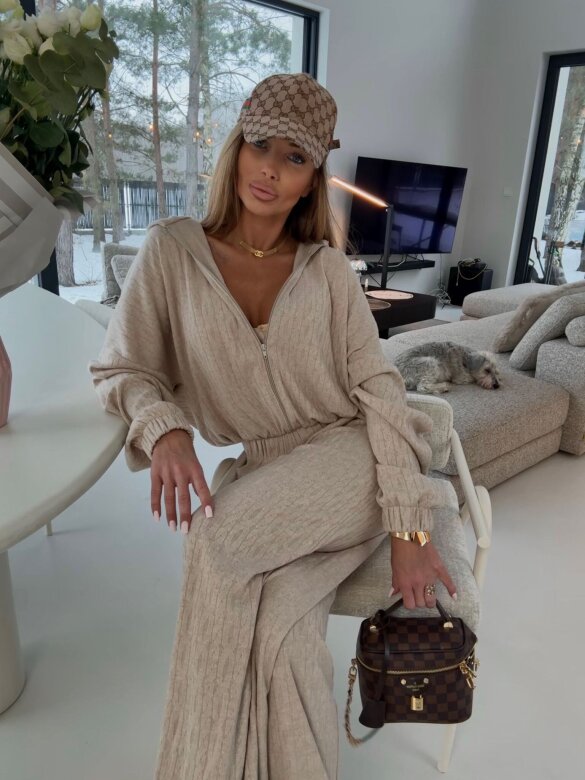 Komplet 2w1 Creft II z wiskozą jasnobeżowy