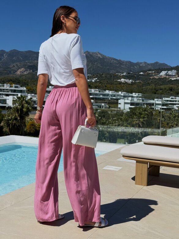 Spodnie Tincy pudrowe 