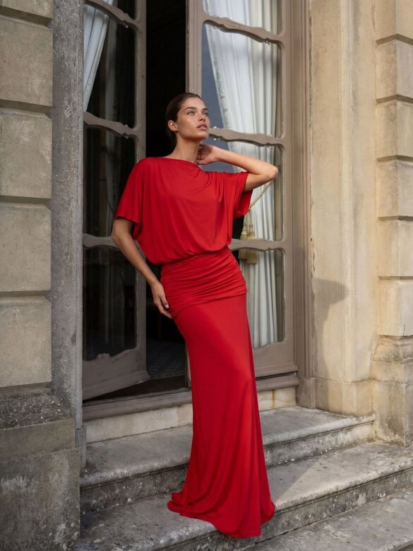Sukienka Feria maxi czerwona