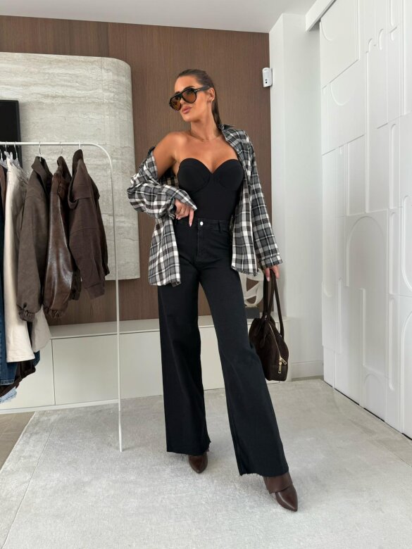 Spodnie Vinder jeans czarne 