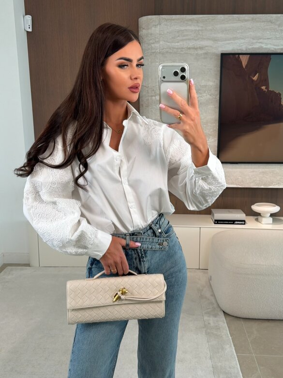 Koszula Ornella biała