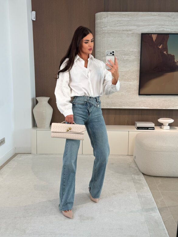 Koszula Ornella biała