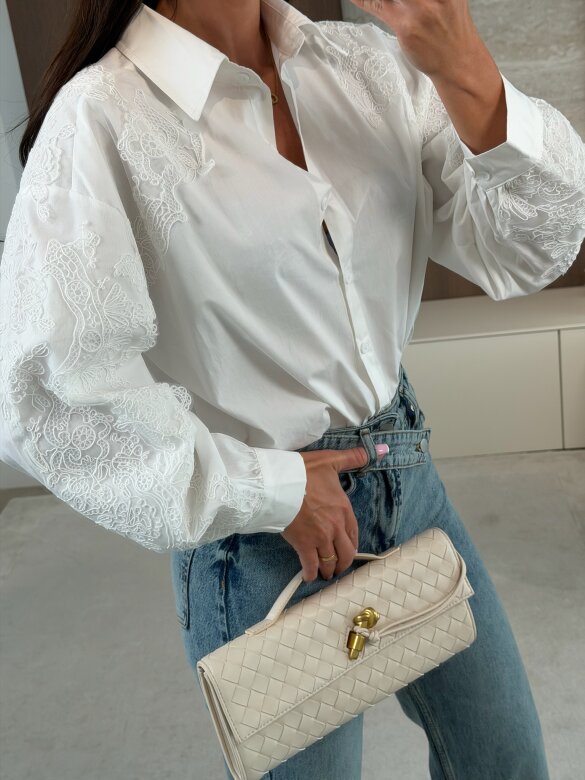 Koszula Ornella biała