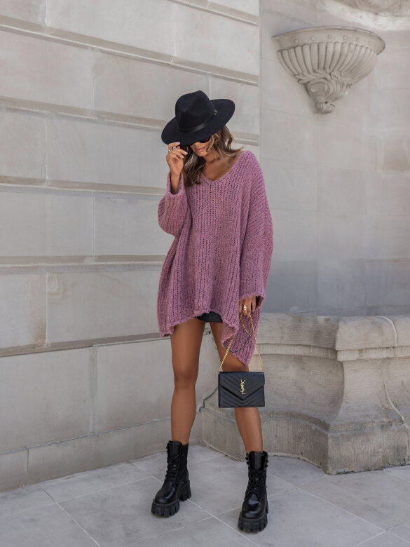 Sweter Niko oversize lilac