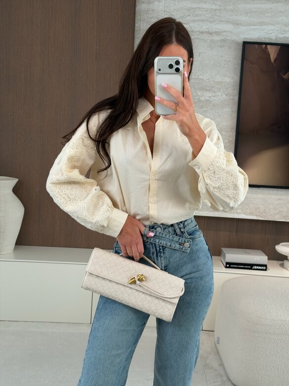 Koszula Ornella beżowa