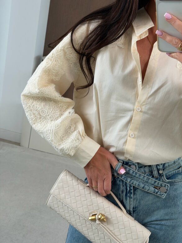 Koszula Ornella beżowa