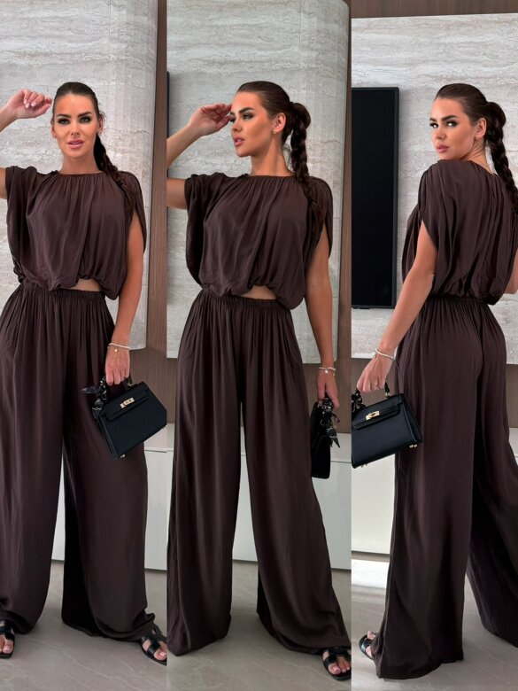 Komplet 2w1 Marlee czekoladowy