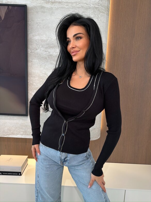 Komplet Aureline czarny