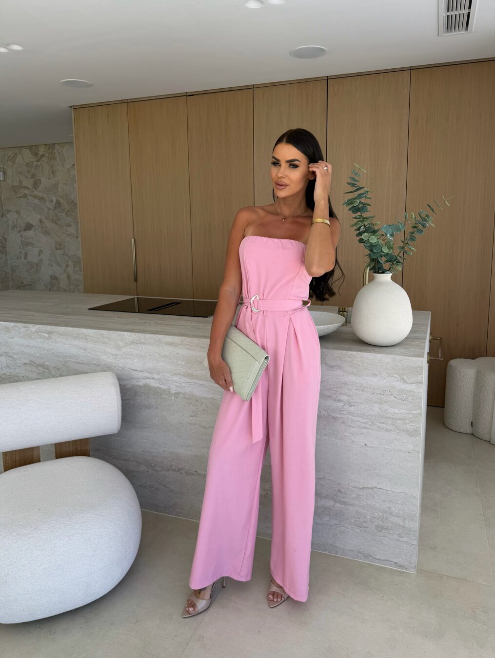 Jumpsuit Chanelle powder 3