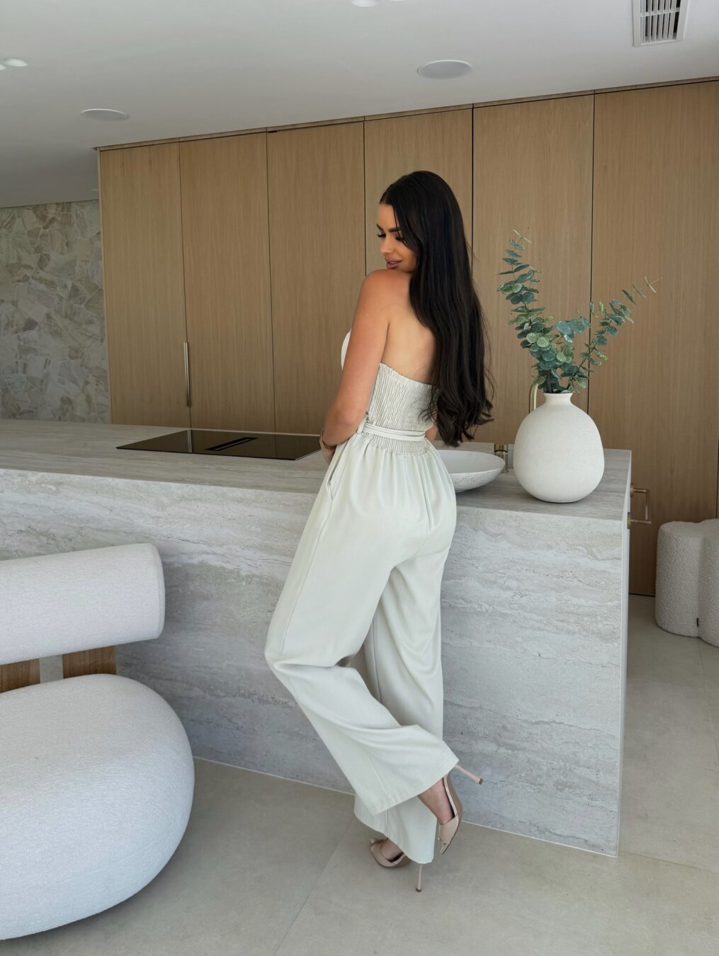 Jumpsuit Chanelle light beige 3
