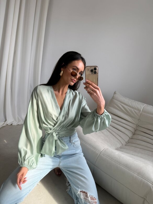 Bluzka Claresa matcha