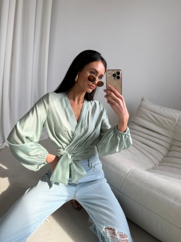 Bluzka Claresa matcha