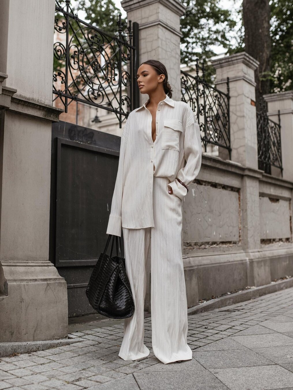 andmary Bruna pants set up ivory