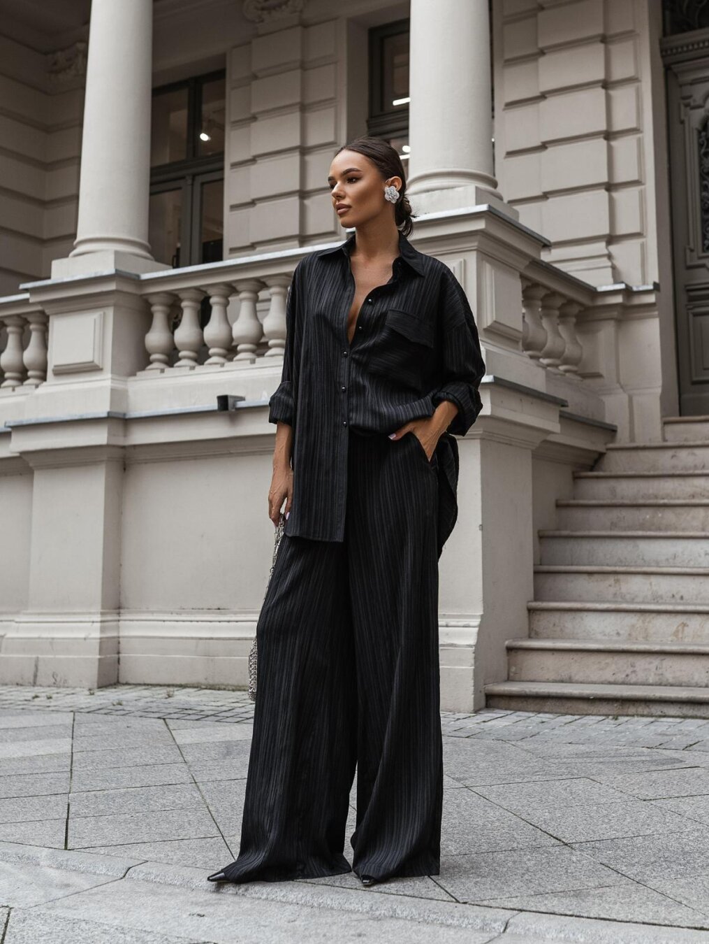 トップス Bruna pantssetup トップス Bruna pantssetup Bruna pants set up black 10,794