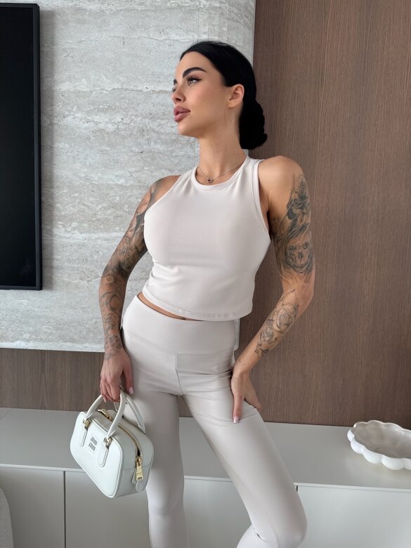 Top Savio jasnobeżowy 