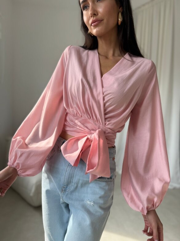 Bluzka Claresa pudrowa 