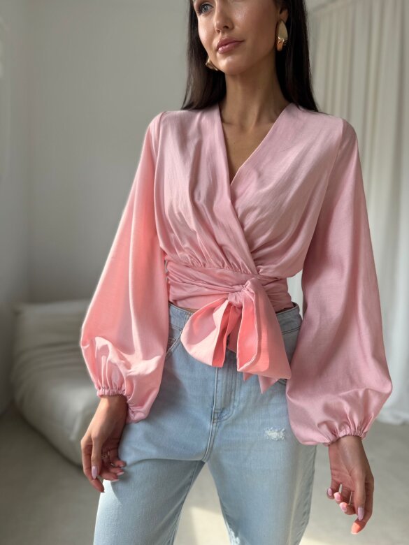 Bluzka Claresa pudrowa 