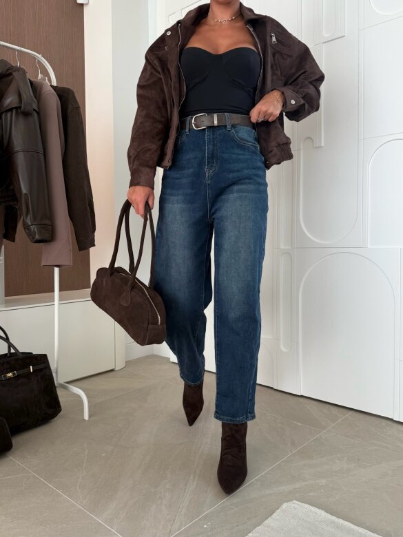 Spodnie Azzurro jeans niebieskie