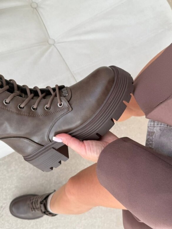 Botki Stylish brązowe