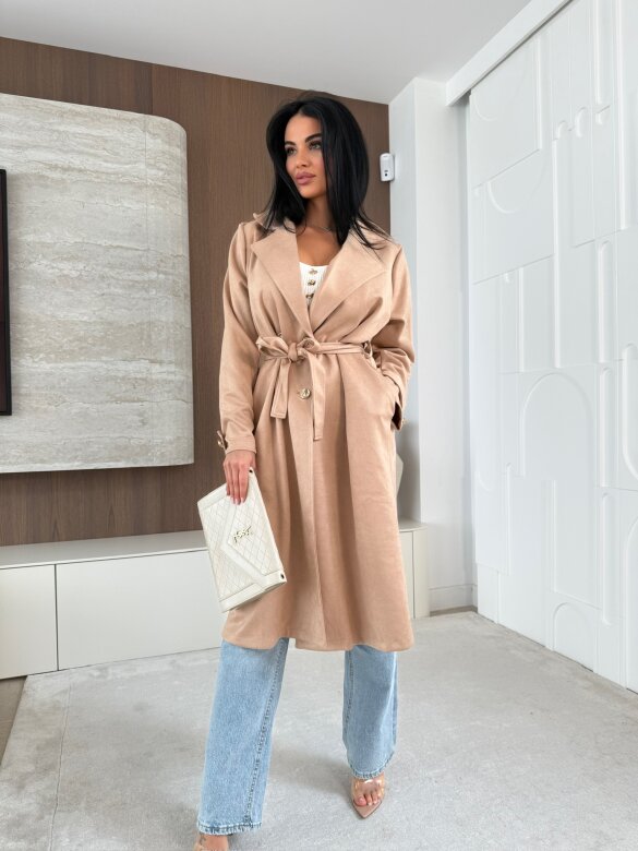 Płaszcz Judi beżowy 