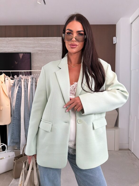 Marynarka Lirro miętowa