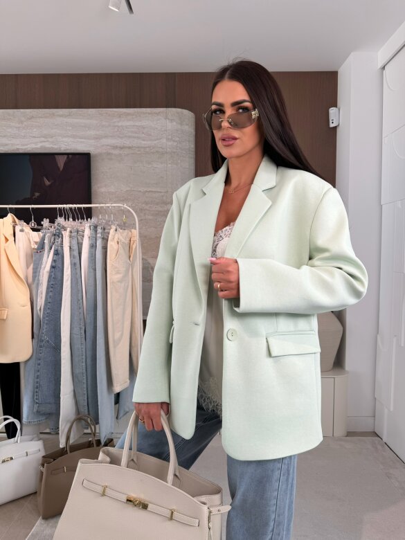 Marynarka Lirro miętowa