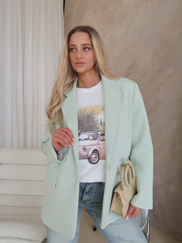 Marynarka Lirro miętowa