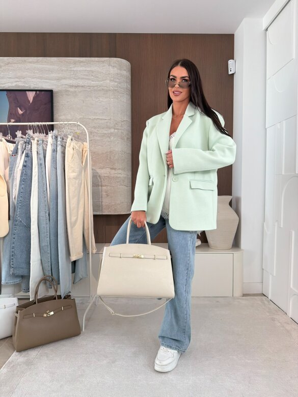 Marynarka Lirro miętowa