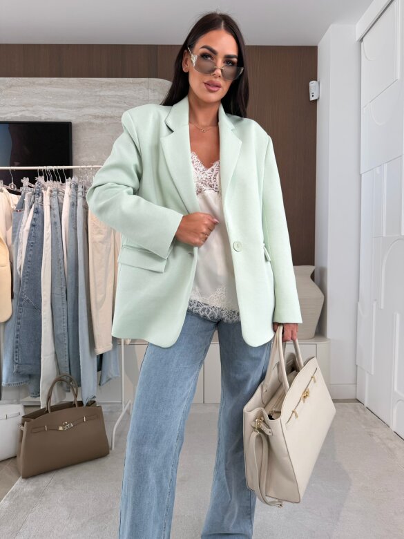 Marynarka Lirro miętowa