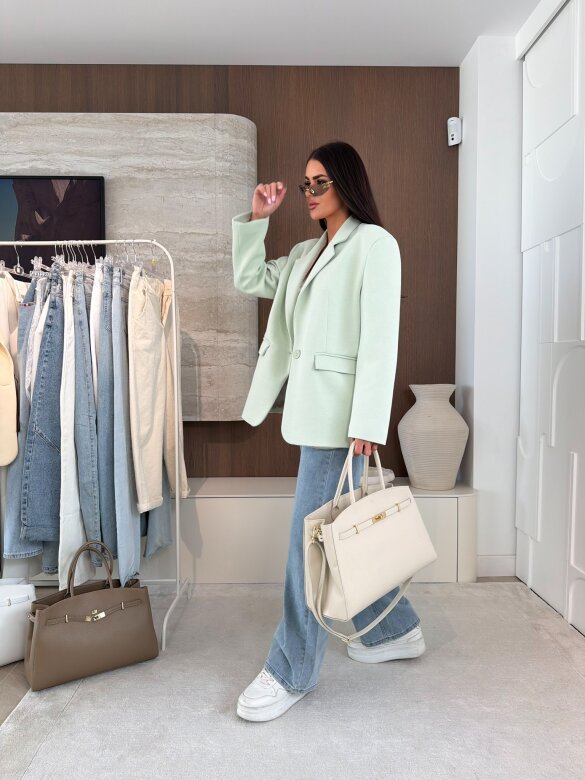 Marynarka Lirro miętowa