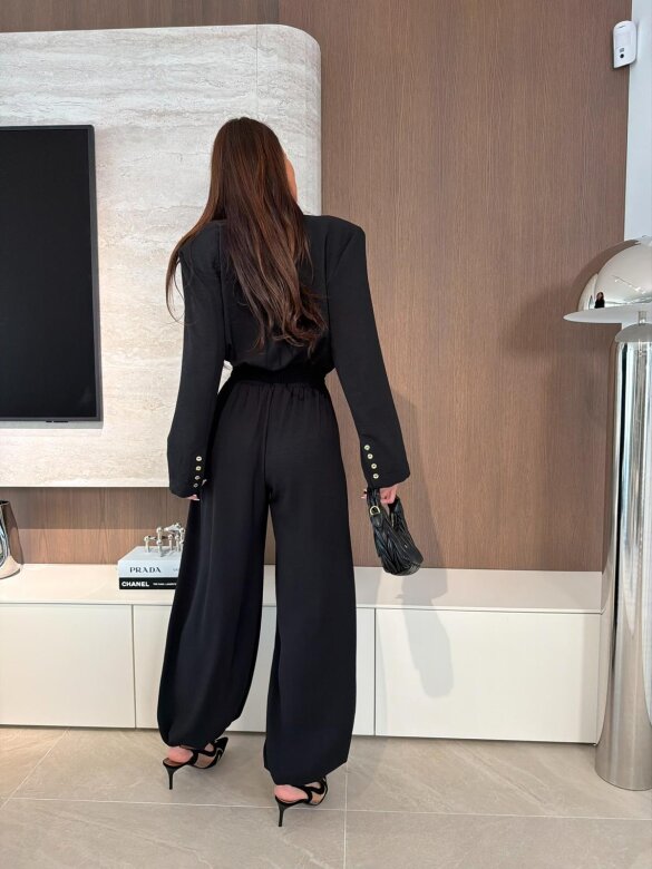 Komplet 2w1 Marenzo czarny