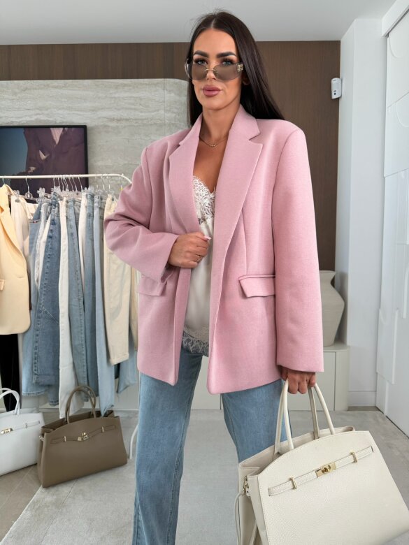 Marynarka Lirro pudrowa