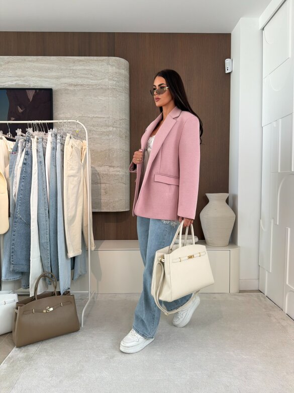 Marynarka Lirro pudrowa