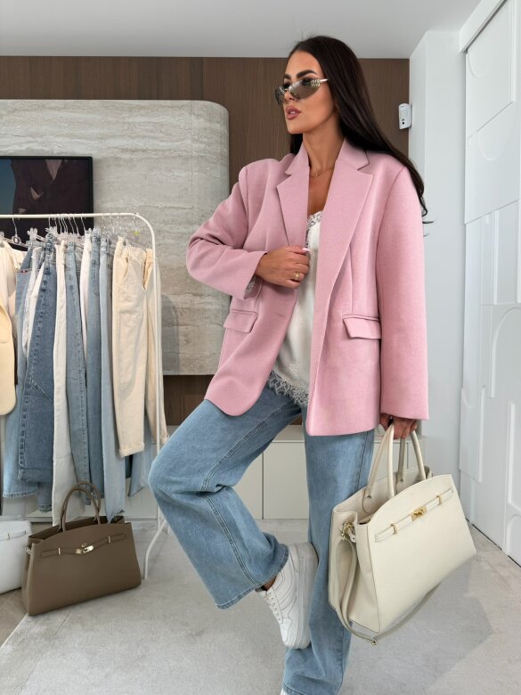 Marynarka Lirro pudrowa