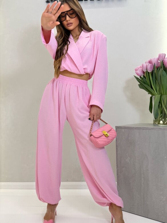 Komplet 2w1 Marenzo pudrowy 