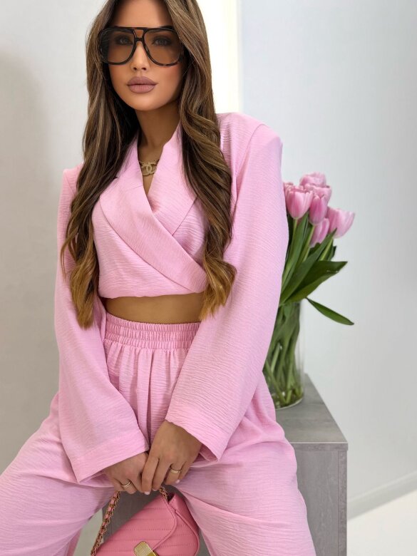 Komplet 2w1 Marenzo pudrowy 