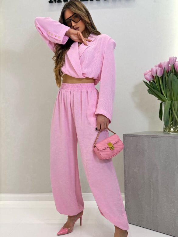 Komplet 2w1 Marenzo pudrowy 