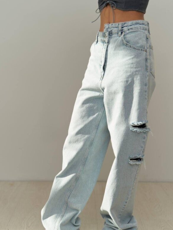 Spodnie Weston jeans jasnoniebieskie 