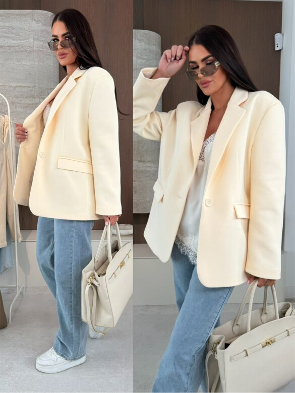 Marynarka Lirro waniliowa