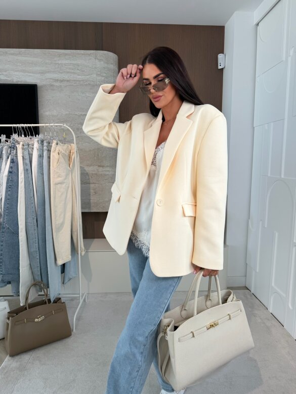 Marynarka Lirro waniliowa