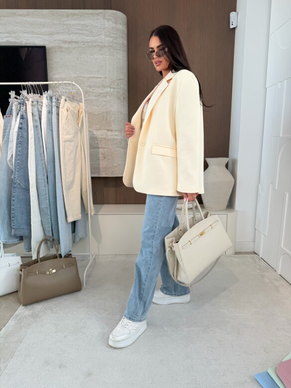 Marynarka Lirro waniliowa