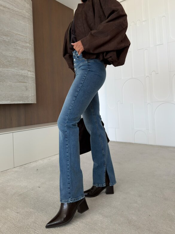 Spodnie Beseo jeans niebieskie 