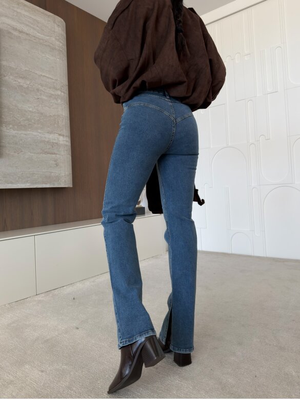 Spodnie Beseo jeans niebieskie 